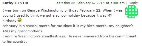 washington birthday